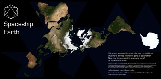 large poster prints -  - largedymaxion.jpg