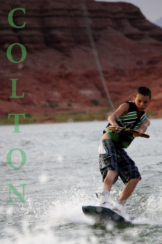 high quality photos on poster - Water Skiing Board - IMG_5397.tif