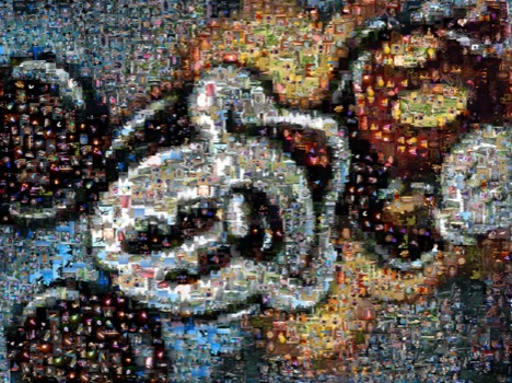 print a poster - Mickey Mouse - Mickey14x11Mosaic022.jpg