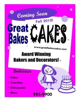 \'poster printing\' - Great Bakes Cakes - Publication1poster_2_3.jpg