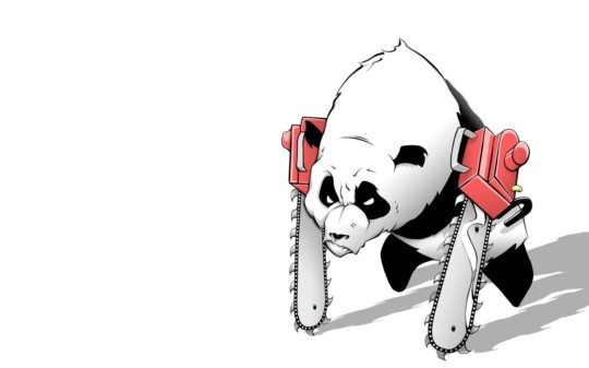 print a poster - Panda With Chainsaws - chainsaw_panda_376801.jpeg