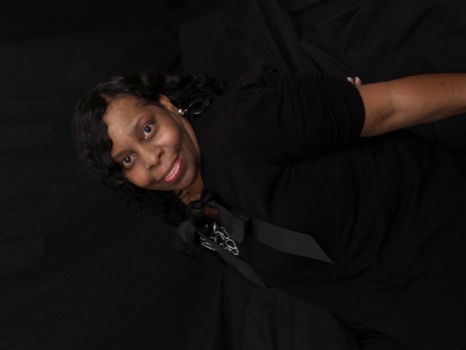 make a picture a poster - Women's Black Shirt - mom_shot.jpg