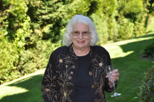 poster size picture - Woman Holding Wine Glass On Lawn - DSC_0038.jpg