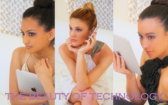 print a poster - The Beauty Of Technology Women Holding Apple Computer Products - bstore1_1.jpg