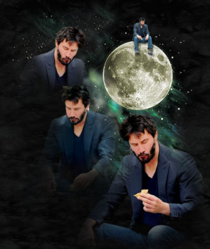 make poster - Man On Moon - keanu.bmp