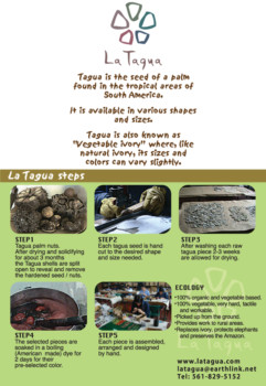 print a poster - La Tagua South America - postcard_back.tif