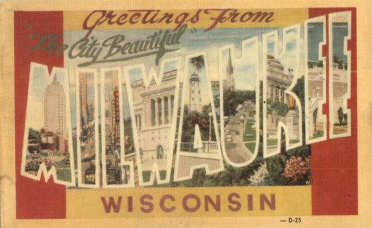 print a poster - Greetings From Milwaukee Wisconsin Postcard - 40045_fr.jpg