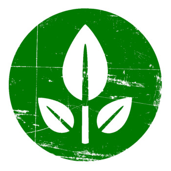make custom posters - Leaves Branch Green Circle Logo - wall_e.jpg