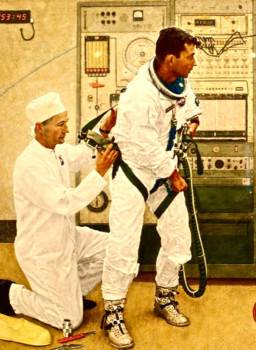 print a poster -  - editNorman_Rockwell_Astronauts_Left.jpg