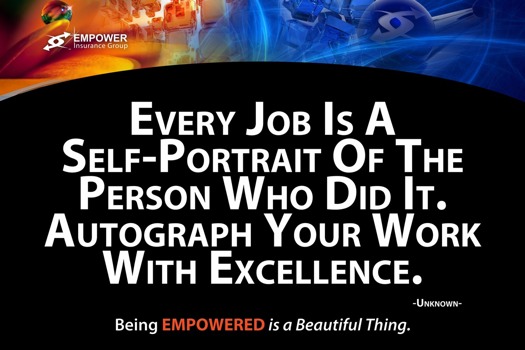 print a poster - There Are No Speed Limits On The Road To Excellence - ClaimsPosterEveryJob.jpg