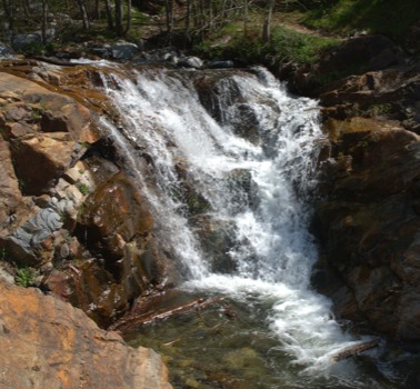 poster printing - Waterfalls Rocks Trees Grass - Etiwanda1.jpg