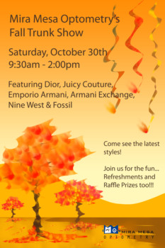 print a poster - Mira Mesa Optometry's Fall Trunk Show - fallposter3a.jpg