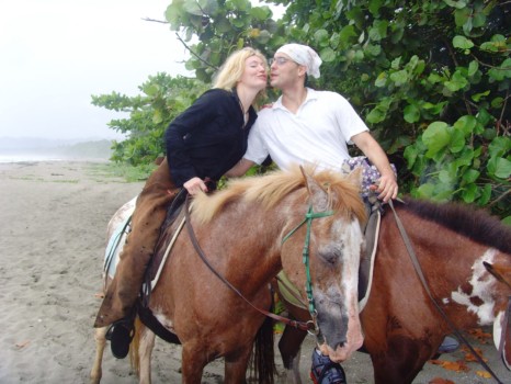 print a poster - Couple On Horses - SNV36631.jpg