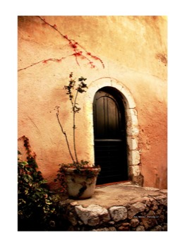 print a poster - Green Plants - EzeMonacoDoorway18x24w3inbrd50.jpg