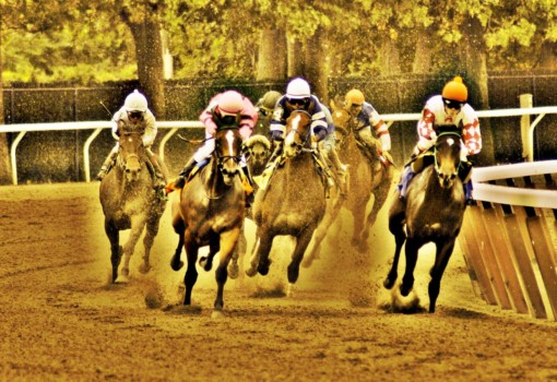print a poster - Horse Racing - painting.jpg