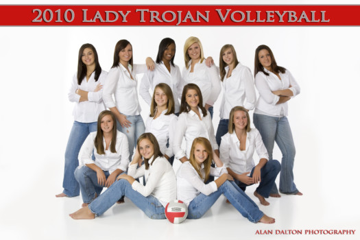 print a poster - 2010 Lady Trojan Volleyball Group Photo - poster3.tif