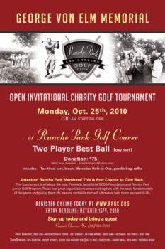 posterbrain - George Von Elm Memorial Open Invitational Charity Golf Tournamen - GVE_Rancho_2010_24x36_150dpi.tif