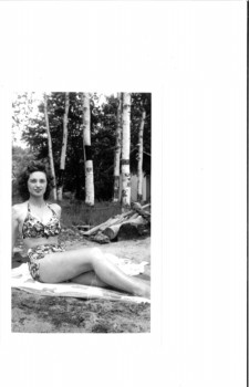 print a poster - Woman Sunbathing Swimsuit Trees - Movie_Star.tif