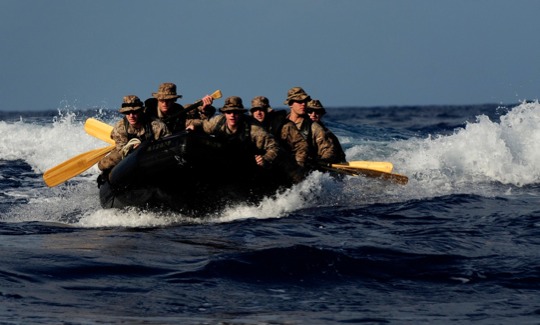 print a poster - Army Soldiers With a Boat - 110507NOS574092.jpg