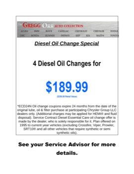 having posters made - Gregg Gas Vehicle Oil Change Special - Gregg_Orr_Diesel_Special.doc