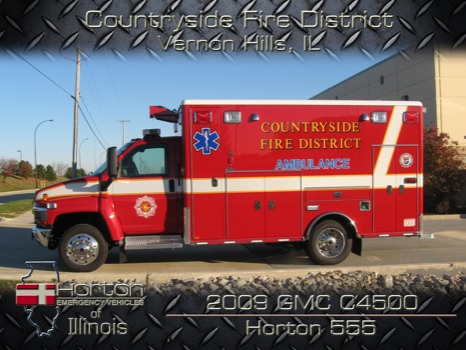 print a poster - Red Emergency Truck - countryside.jpg