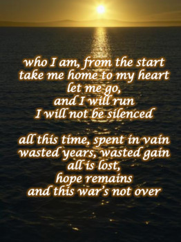 print pdf files enlargements - Who I Am From The Start Take Me Home To My Heart Let Me Go - who_i_am.tif