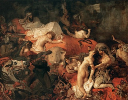 print a poster - Painting - eugenedelacroix_thedeathofsard.jpg