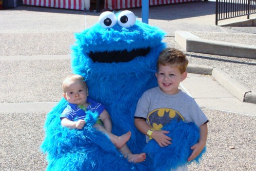 poster size photos - Cookie Monster With Boys - 2010_August_September_316_1.jpg