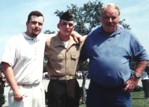print a poster - Three Men Army Uniform - FamilyDayDaddyMeMike2.jpg