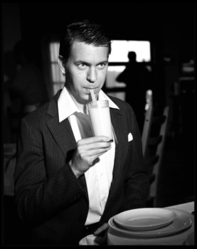 print a poster - Man Drinking Milk From Glass With Straw - PX_J_C_copy.tif