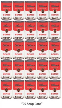 print a poster - 25 Soup Cans Poster - 25soupcans.png