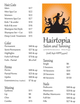 print a poster - Hairtopia Saloon And Tanning - hairtopiapricelistingAfterUpda.tif