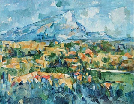 mon - Painting Mountain Trees Landscape - montsaintevictoire2.jpg