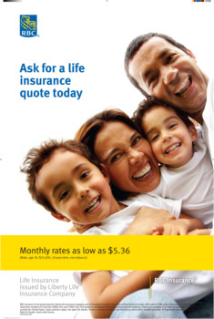 poster prints - Ask For A Life Insurance Quote Today - RBC_AskMePoster24x36_Reataza.tif
