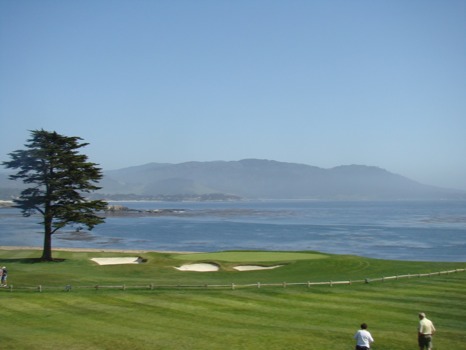 print a poster - Green Grass Golf Range Tree Ocean Mountains - DSC04710JPG.jpg