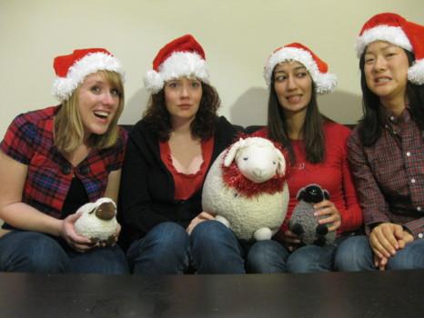 photo posters - Girls In Santa Hats Holding Sheep Toys - IMG_2411.jpg