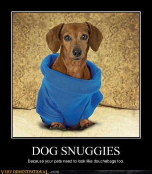 print a poster - Dog Snuggies - douchebag_dog.jpg