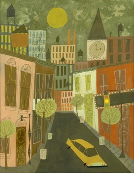 print a poster - Cartoon City Scene - stephensgreenwichvillage.jpg