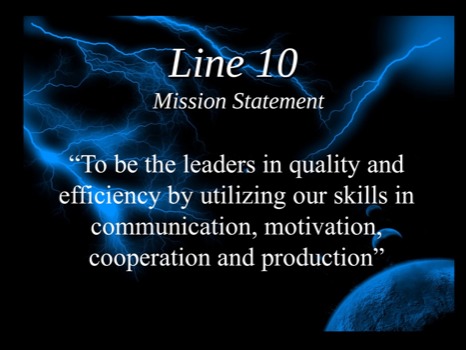make posters - Line 10 Mission Statement - Line10Department.ppt