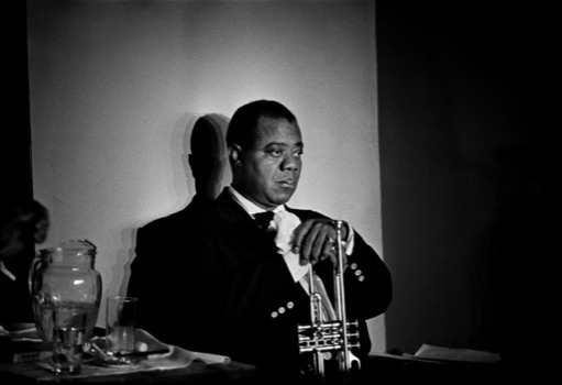 print a poster - Man Suit Sitting Musical Instrument - LouisArmstrong1969.jpg
