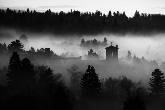 print a poster - Forest Fog House - foggychurchbig24x36.jpg