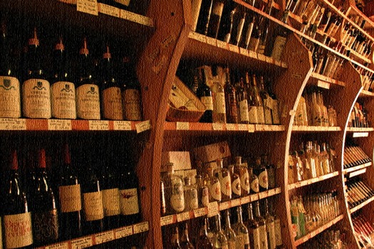 poster - Wine Bottles - winestore_24x36flush.tif