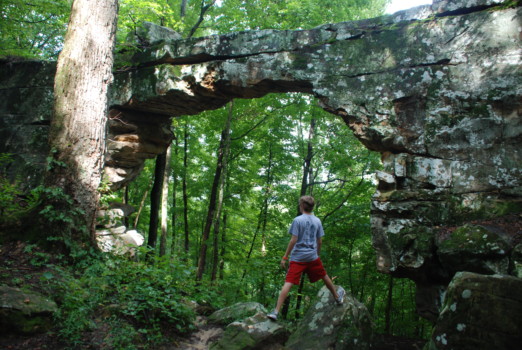 posters from photos - Forest - James_at_Natural_Bridge.jpg