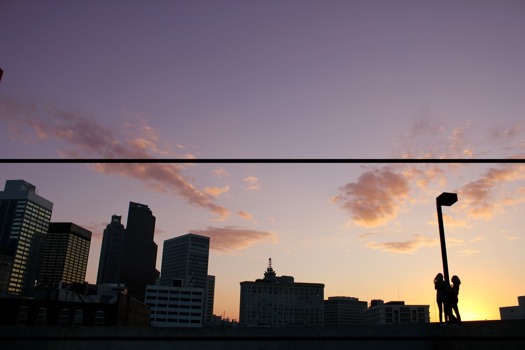 24x36 - Sunset Buildings City Skyline - girlpanmaybecopy.jpg