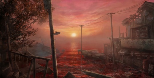 print a poster - Sunset LAndscape And Old Buildings - siren2.jpg