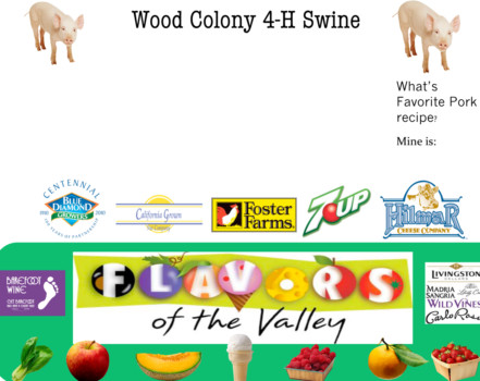 custom posters - Wood Colony 4-h Swine - recipe_carda_2.tif