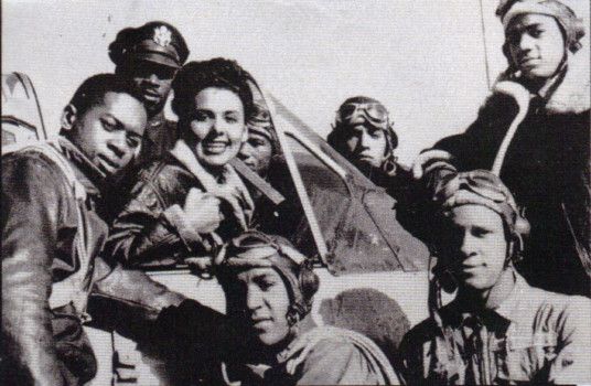 print a poster - Faces - Lena_Horne__the_Tuskegee_Airmen_1945.jpg