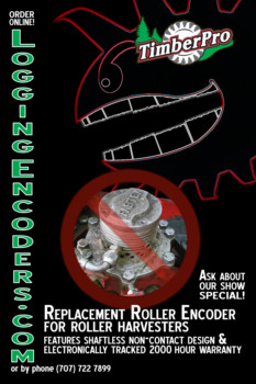 3x4 poster print and eisel - Logging Encoders Com Replacement Roller Encoder - LoggingEncoder_poster_black.tif