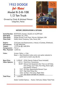 longview - 1952 Dodge Model b-3 b 108 1/2 Truck - Truck1.pdf