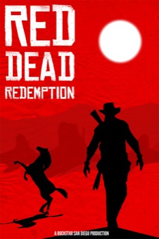 print a poster - Red Dead Redemption Man Horse - RDRContrastPoster.tif